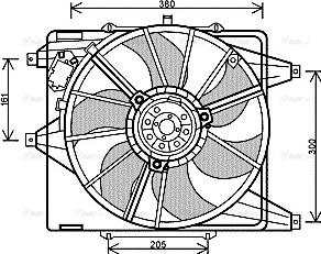 Ava Quality Cooling RT 7541 - Ventilator, hladjenje motora www.molydon.hr