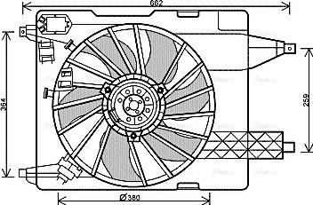 Ava Quality Cooling RT 7539 - Ventilator, hladjenje motora www.molydon.hr