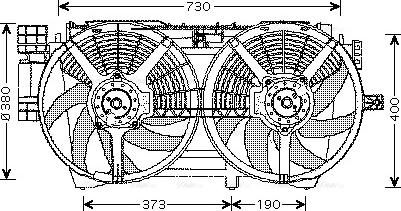 Ava Quality Cooling RT 7530 - Ventilator, hladjenje motora www.molydon.hr