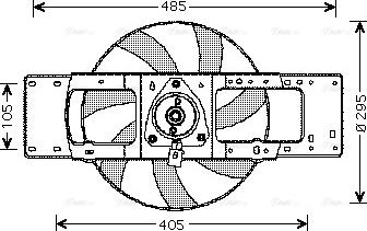 Ava Quality Cooling RT 7527 - Ventilator, hladjenje motora www.molydon.hr