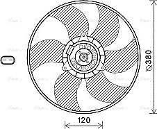 Ava Quality Cooling RT7604 - Ventilator, hladjenje motora www.molydon.hr