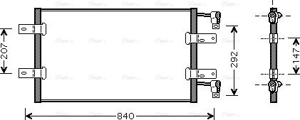 Ava Quality Cooling RTA5314 - Kondenzator, klima-Uređaj www.molydon.hr