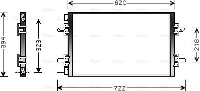 Ava Quality Cooling RTA5294 - Kondenzator, klima-Uređaj www.molydon.hr