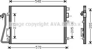 Ava Quality Cooling RTA5275 - Kondenzator, klima-Uređaj www.molydon.hr