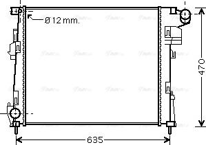 Ava Quality Cooling RTA2427 - Hladnjak, hladjenje motora www.molydon.hr