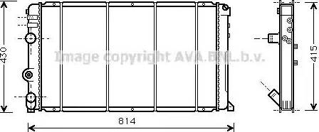 Ava Quality Cooling RTA2263 - Hladnjak, hladjenje motora www.molydon.hr