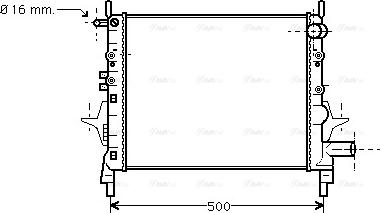 Ava Quality Cooling RTA2217 - Hladnjak, hladjenje motora www.molydon.hr