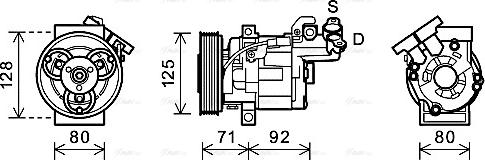 Ava Quality Cooling RTAK495 - Kompresor, klima-Uređaj www.molydon.hr