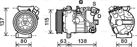 Ava Quality Cooling RTAK491 - Kompresor, klima-Uređaj www.molydon.hr