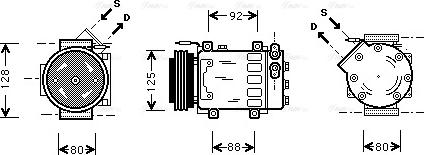 Ava Quality Cooling RTAK039 - Kompresor, klima-Uređaj www.molydon.hr