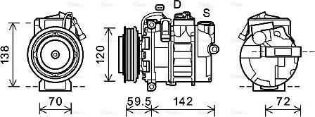 Ava Quality Cooling RTK494 - Kompresor, klima-Uređaj www.molydon.hr