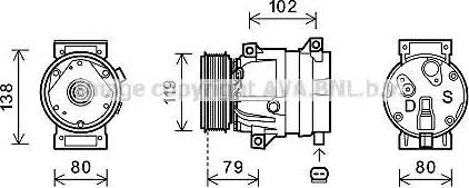 Ava Quality Cooling RTK474 - Kompresor, klima-Uređaj www.molydon.hr