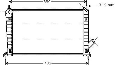 Ava Quality Cooling SB 2061 - Hladnjak, hladjenje motora www.molydon.hr