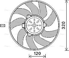 Ava Quality Cooling SB7504 - Ventilator, hladjenje motora www.molydon.hr