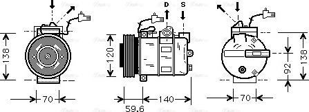 Ava Quality Cooling SBAK065 - Kompresor, klima-Uređaj www.molydon.hr