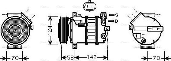 Ava Quality Cooling SBAK063 - Kompresor, klima-Uređaj www.molydon.hr