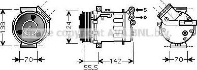 Ava Quality Cooling SB K069 - Kompresor, klima-Uređaj www.molydon.hr