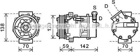 Ava Quality Cooling SBK071 - Kompresor, klima-Uređaj www.molydon.hr