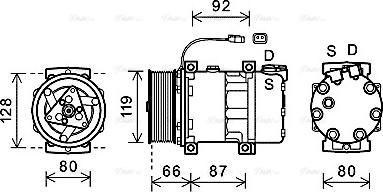 Ava Quality Cooling SCAK040 - Kompresor, klima-Uređaj www.molydon.hr