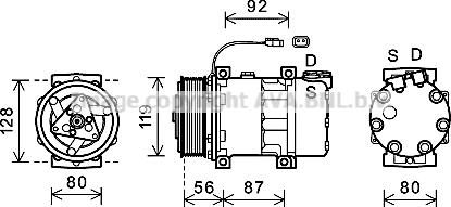 Ava Quality Cooling SCK033 - Kompresor, klima-Uređaj www.molydon.hr