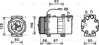 Ava Quality Cooling SCAK033 - Kompresor, klima-Uređaj www.molydon.hr