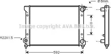 Ava Quality Cooling ST 2027 - Hladnjak, hladjenje motora www.molydon.hr