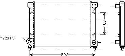 Ava Quality Cooling STA2033 - Hladnjak, hladjenje motora www.molydon.hr