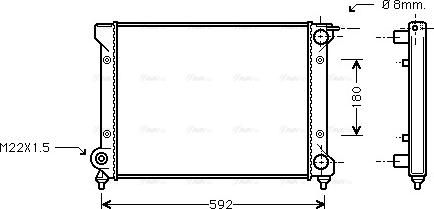 Ava Quality Cooling STA2027 - Hladnjak, hladjenje motora www.molydon.hr