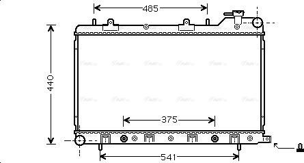 Ava Quality Cooling SU 2049 - Hladnjak, hladjenje motora www.molydon.hr