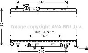 Ava Quality Cooling SU 2053 - Hladnjak, hladjenje motora www.molydon.hr