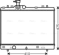 Ava Quality Cooling SZ2137 - Hladnjak, hladjenje motora www.molydon.hr