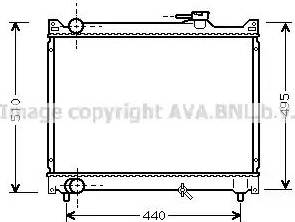 Ava Quality Cooling SZA2046 - Hladnjak, hladjenje motora www.molydon.hr