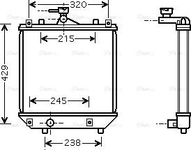 Ava Quality Cooling SZA2064 - Hladnjak, hladjenje motora www.molydon.hr