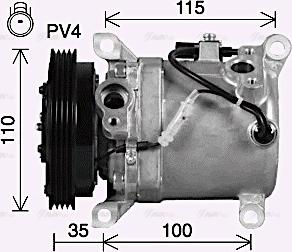 Ava Quality Cooling SZAK164 - Kompresor, klima-Uređaj www.molydon.hr