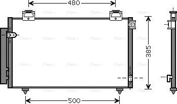 Ava Quality Cooling TO5408D - Kondenzator, klima-Uređaj www.molydon.hr