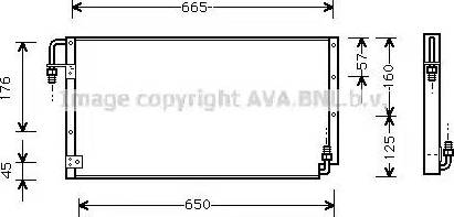 Ava Quality Cooling TO5211 - Kondenzator, klima-Uređaj www.molydon.hr