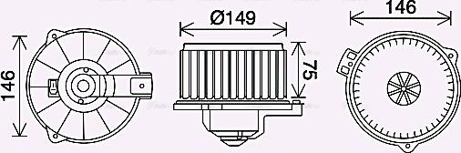 Ava Quality Cooling TO8735 - Ventilator kabine/unutrasnjeg prostora www.molydon.hr