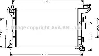 Ava Quality Cooling TO 2290 - Hladnjak, hladjenje motora www.molydon.hr