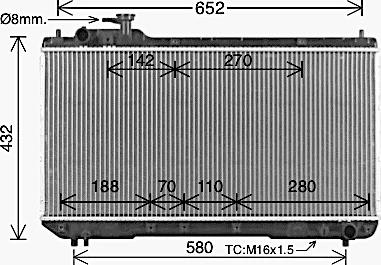 Ava Quality Cooling TO 2297 - Hladnjak, hladjenje motora www.molydon.hr