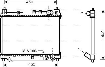 Ava Quality Cooling TO 2258 - Hladnjak, hladjenje motora www.molydon.hr