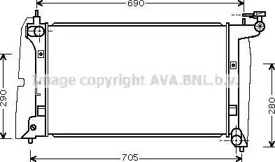 Ava Quality Cooling TO 2289 - Hladnjak, hladjenje motora www.molydon.hr