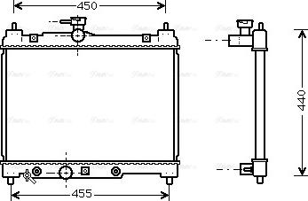 Ava Quality Cooling TO 2287 - Hladnjak, hladjenje motora www.molydon.hr