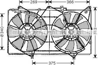 Ava Quality Cooling TO7531 - Ventilator, hladjenje motora www.molydon.hr