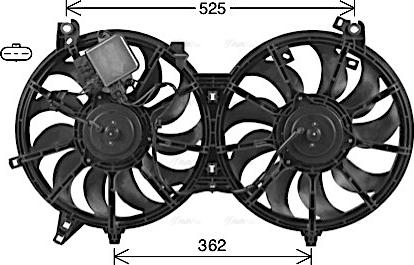 Ava Quality Cooling TO7762 - Ventilator, hladjenje motora www.molydon.hr