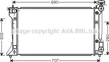 Ava Quality Cooling TOA2293 - Hladnjak, hladjenje motora www.molydon.hr