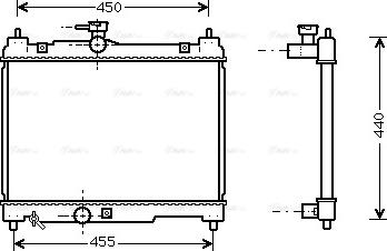 Ava Quality Cooling TOA2251 - Hladnjak, hladjenje motora www.molydon.hr