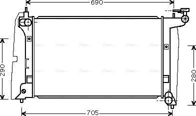 Ava Quality Cooling TOA2289 - Hladnjak, hladjenje motora www.molydon.hr