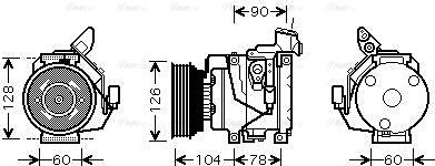 Ava Quality Cooling TOAK437 - Kompresor, klima-Uređaj www.molydon.hr