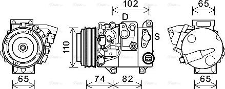 Ava Quality Cooling TOAK682 - Kompresor, klima-Uređaj www.molydon.hr