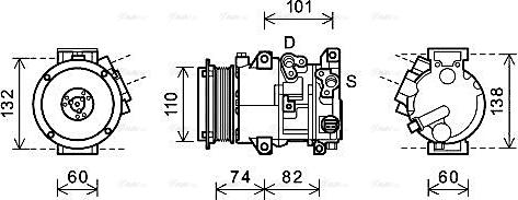 Ava Quality Cooling TOAK628 - Kompresor, klima-Uređaj www.molydon.hr